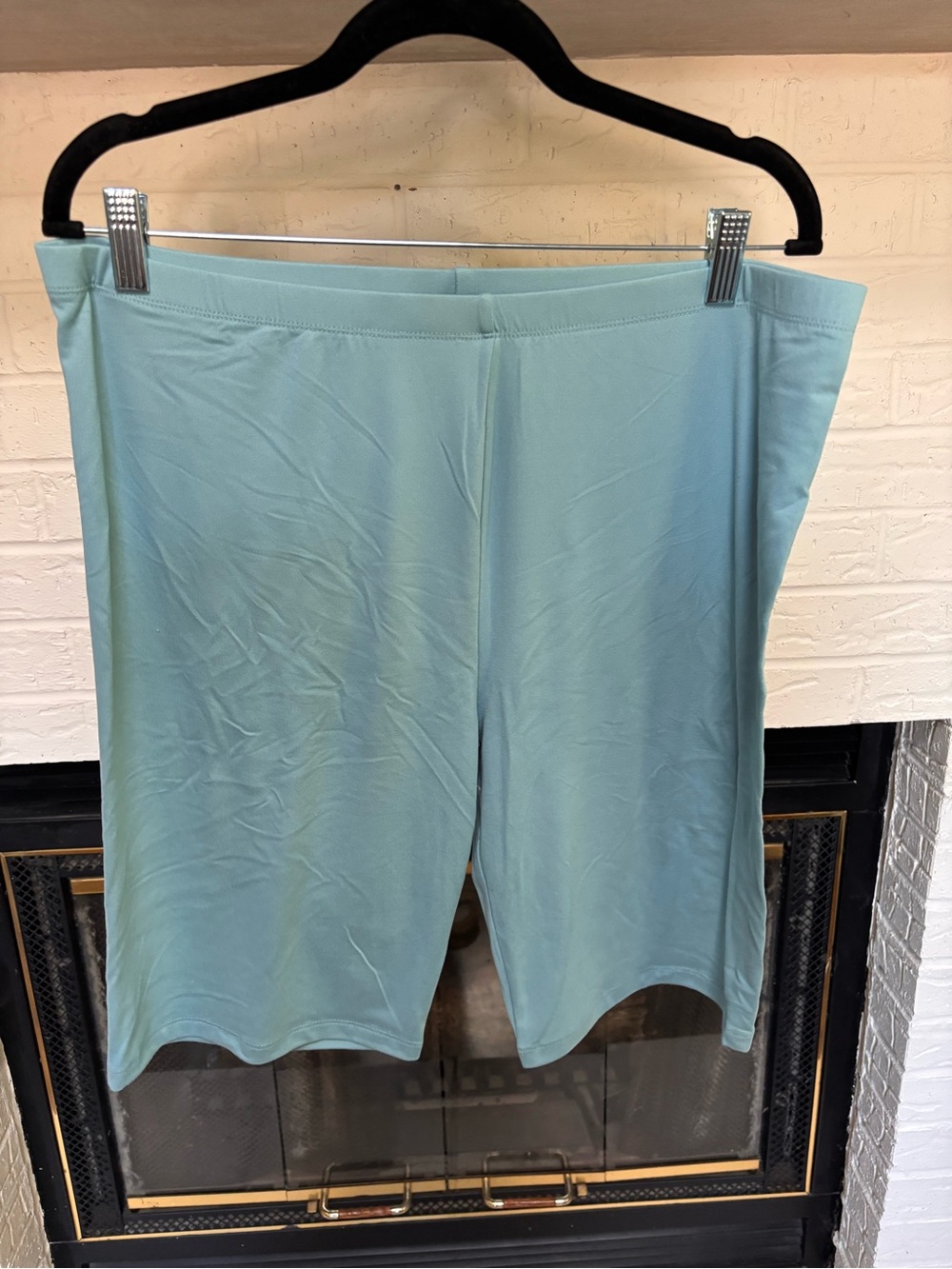 Zenana Outfitters Mint Green Bike Shorts